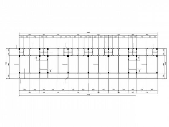 桩基础框架结构住宅结构CAD施工图纸（6度抗震）(预应力混凝土管桩) - 1
