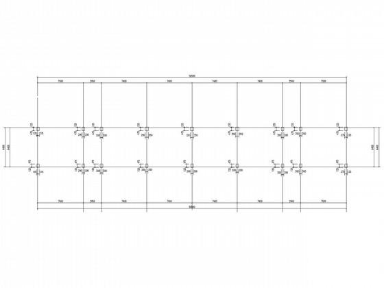 桩基础框架结构住宅结构CAD施工图纸（6度抗震）(预应力混凝土管桩) - 3