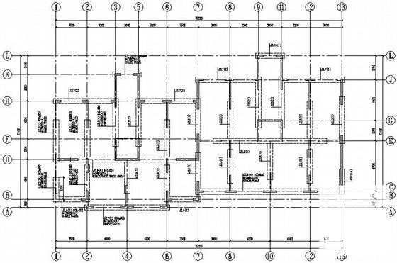 14层纯剪力墙结构住宅楼结构设计CAD施工图纸 - 1