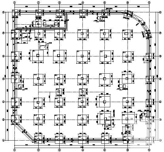 6层框架商业综合体项目工程CAD施工图纸 - 1