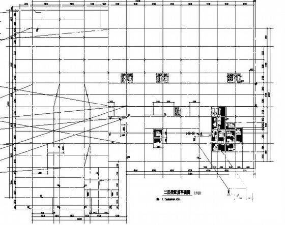 6层框架结构酒店结构CAD施工图纸 - 2