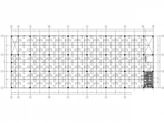 5层桩基础框架结构综合楼结构CAD施工图纸（6度抗震） - 1