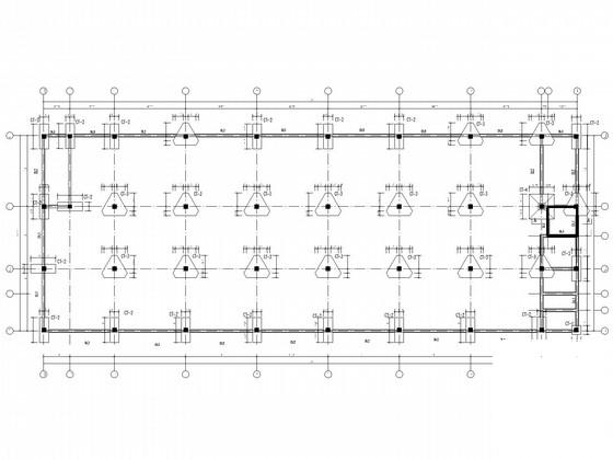 5层桩基础框架结构综合楼结构CAD施工图纸（6度抗震） - 3