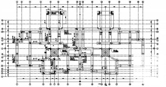 11层纯剪力墙结构住宅楼结构设计CAD施工图纸 - 1
