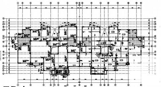 11层纯剪力墙结构住宅楼结构设计CAD施工图纸 - 2