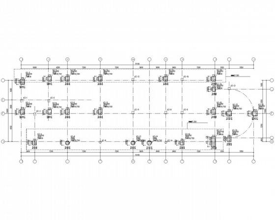 5层桩基础框架结构教学楼结构设计CAD施工图纸（8度抗震） - 1