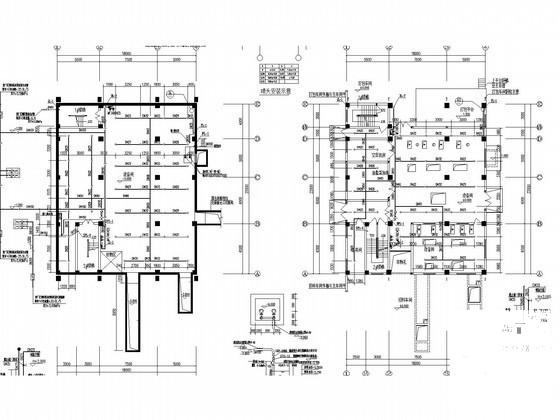 饲料厂车间及科技综合楼给排水消防CAD施工图纸 - 1
