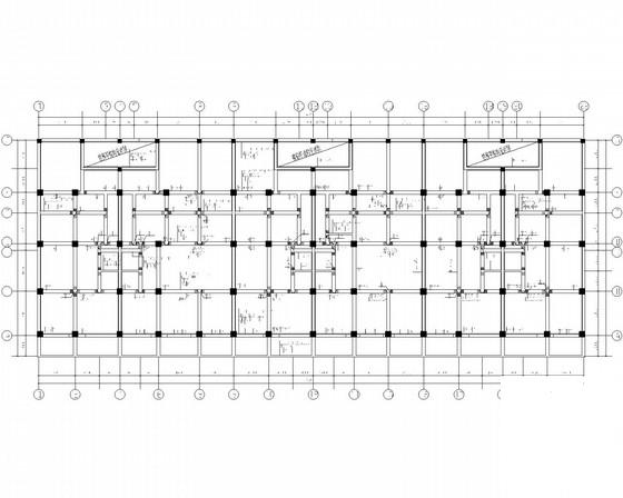 5层独立基础框架私人住宅楼结构CAD施工图纸 - 4