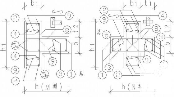 10层私人住宅楼框架结构CAD施工图纸(基础平面图) - 4