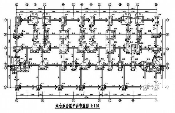 6层底框结构住宅楼结构设计CAD施工图纸 - 1