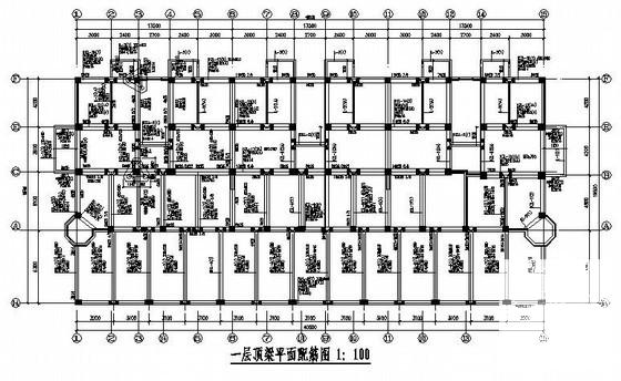 6层底框结构住宅楼结构设计CAD施工图纸 - 2