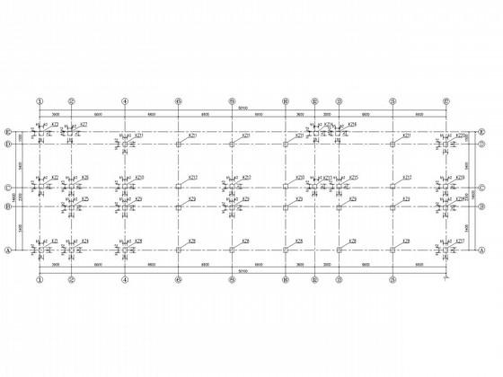 5层独立基础框架宿舍楼结构CAD施工图纸（7度抗震） - 3