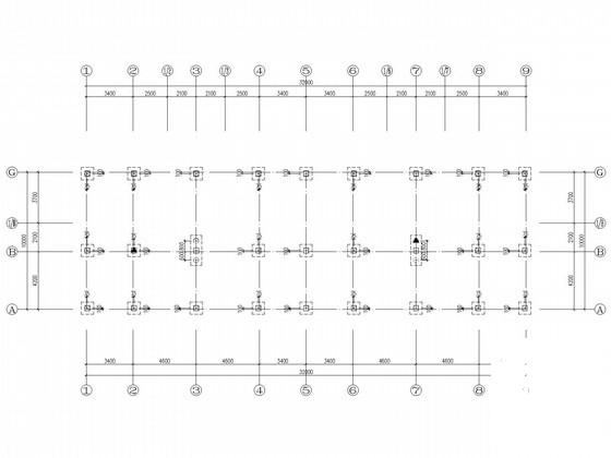3层桩基础框架结构住宅楼结构CAD施工图纸（6度抗震） - 2