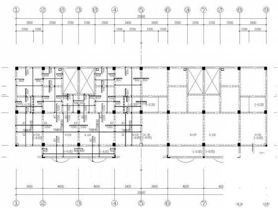 3层桩基础框架结构住宅楼结构CAD施工图纸（6度抗震） - 3