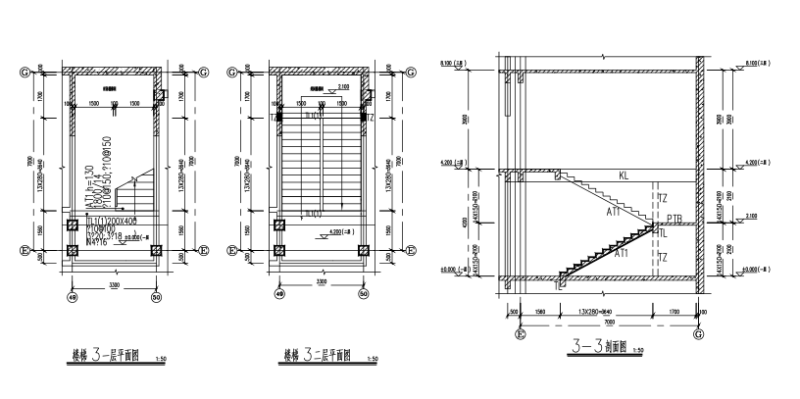 地上15层地下2层框架剪力墙住宅楼结构CAD施工图纸 - 5