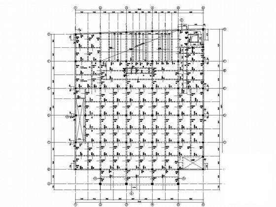 两层框架结构高级中学餐厅结构CAD图纸 - 4