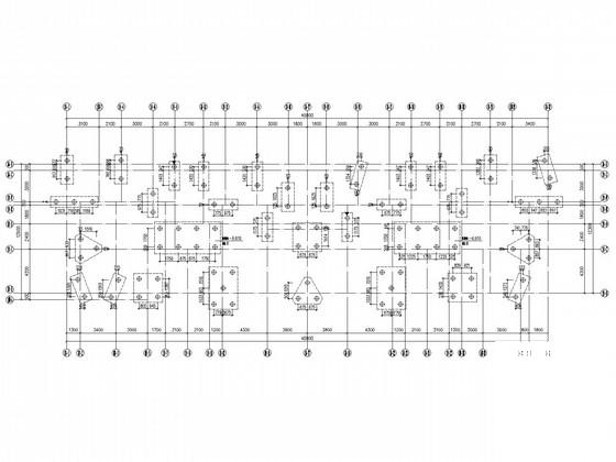 12层桩基础带跃层住宅楼结构设计CAD施工图纸(地下室顶板) - 2