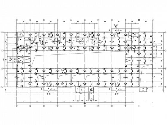 6层桩基础框架结构综合楼结构CAD施工图纸（7度抗震） - 1