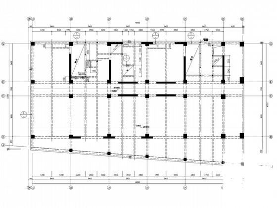 11层框剪结构住宅楼结构设计CAD施工图纸(约束边缘) - 3