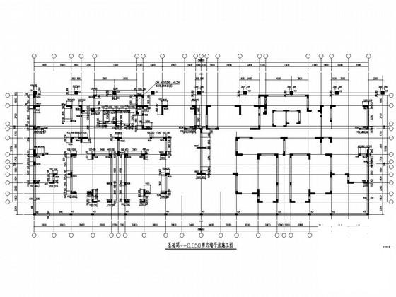 26层剪力墙CFG桩住宅楼结构CAD施工图纸（6度抗震） - 2