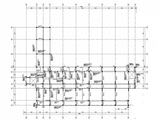 6层独立基础框架结构办公楼结构CAD施工图纸(楼板配筋) - 3