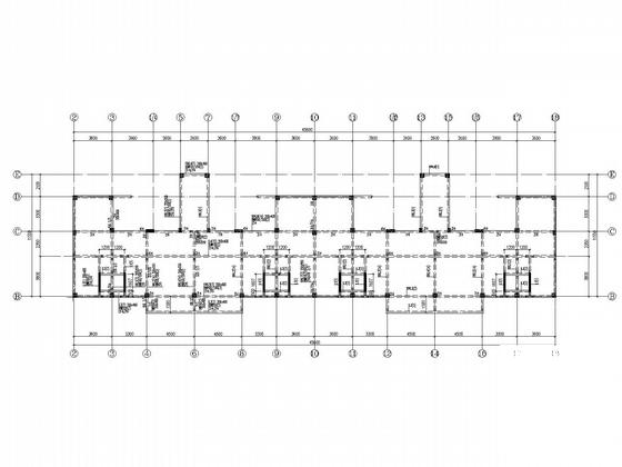 6层独立基础带阁楼框架住宅结构CAD施工图纸（6度抗震） - 4