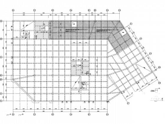 4层框架结构安置房结构设计CAD施工图纸(梁配筋图) - 2