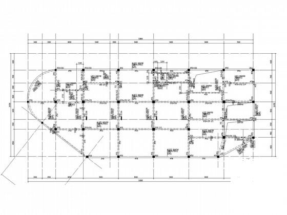 5层独立基础框架结构办公楼结构CAD施工图纸 - 1
