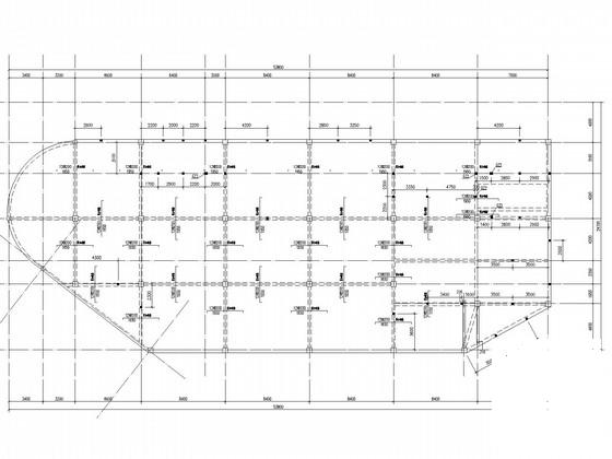 5层独立基础框架结构办公楼结构CAD施工图纸 - 3