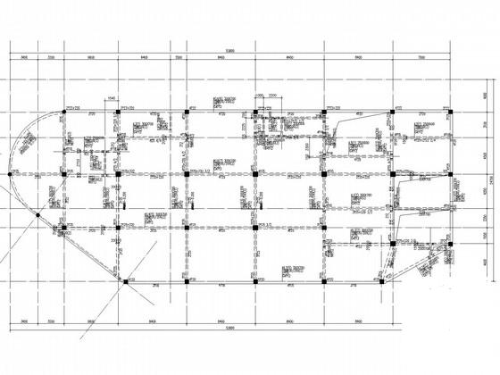 5层独立基础框架结构办公楼结构CAD施工图纸 - 4