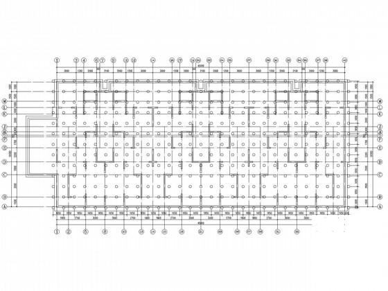 17层筏形基础剪力墙住宅楼结构CAD施工图纸(平面布置图) - 2