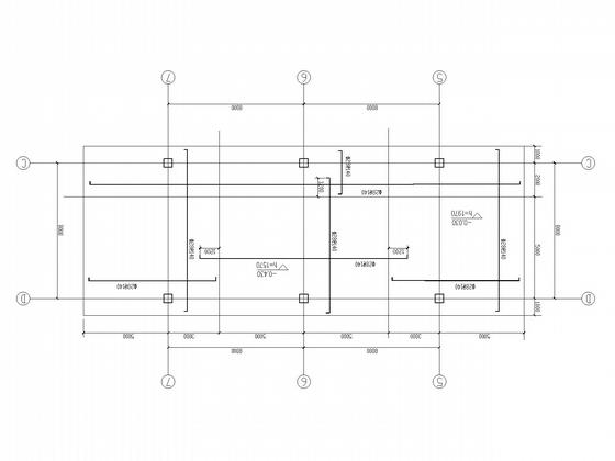 3层独立基础框架厂房结构CAD施工图纸（6度抗震） - 2