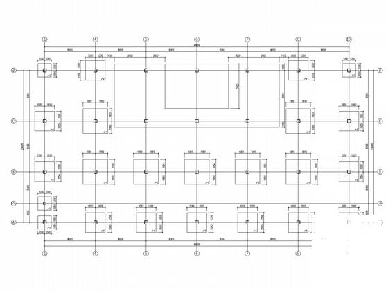 3层独立基础框架厂房结构CAD施工图纸（6度抗震） - 3