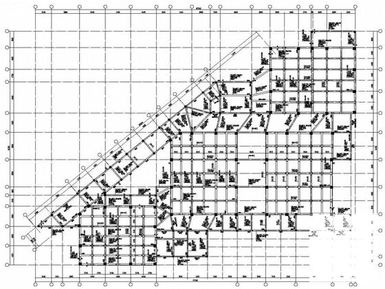 3层独立基础框架结构重点大学阶梯教室结构CAD施工图纸(梁平法配筋图) - 2