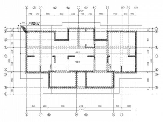 18层筏形基础框剪住宅楼结构CAD施工图纸 - 2