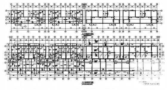 7度抗震区底框结构住宅结构设计图纸(梁平法施工图) - 1