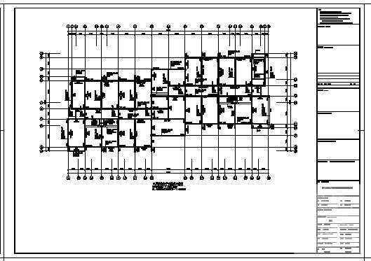 福利院4层框架结构设计方案CAD图纸 - 4