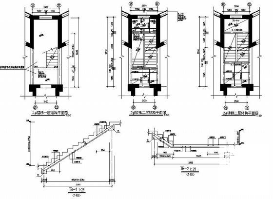 12层框剪住宅楼结构设计CAD图纸(梁平法施工图) - 4