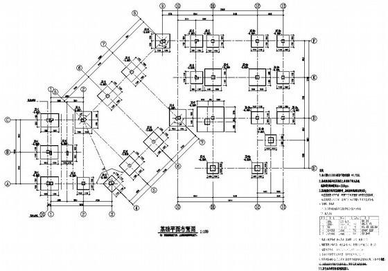 3层框架会所结构设计方案CAD图纸 - 1