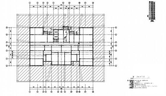 18层剪力墙住宅楼结构设计方案CAD图纸 - 1