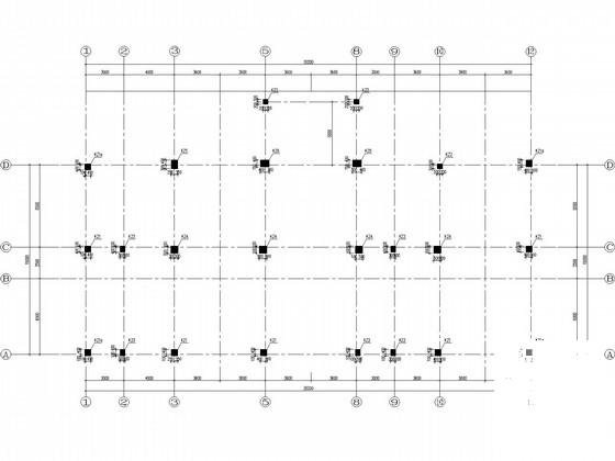 独立基础框架结构卫生服务中心结构CAD施工图纸(女儿墙大样) - 1