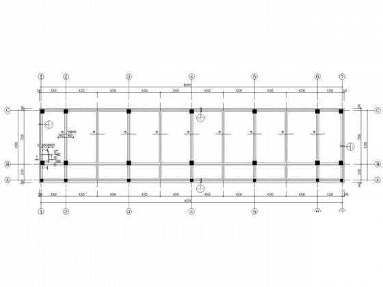 3层独立基础框架办公楼结构CAD施工图纸(梁配筋图) - 3