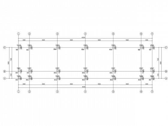 3层独立基础框架办公楼结构CAD施工图纸(梁配筋图) - 4