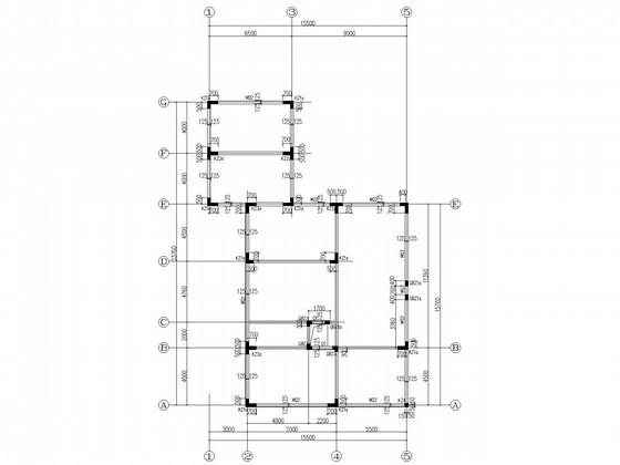 2层框架结构办公楼结构CAD施工图纸(板配筋图) - 4