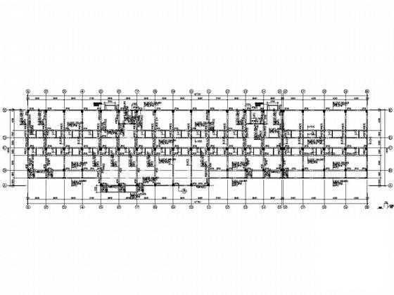 7层框架结构综合办公楼结构CAD施工图纸（人工挖孔桩）(现浇钢筋混凝土) - 2