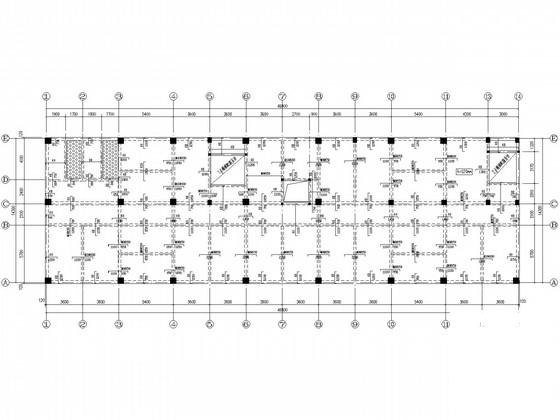 6层框架独立基础服务综合办公楼结构CAD施工图纸 - 3