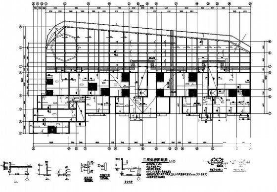 国内12层剪力墙住宅楼结构设计方案CAD图纸(梁配筋图) - 1