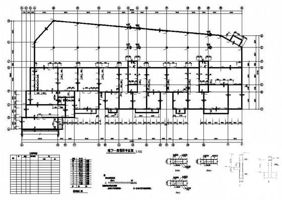 国内12层剪力墙住宅楼结构设计方案CAD图纸(梁配筋图) - 3