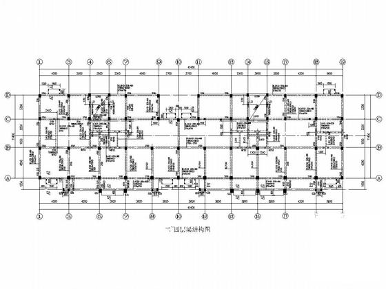 5层独立基础框架结构安居房结构CAD施工图纸（6度抗震） - 3