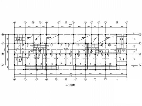 5层独立基础框架结构安居房结构CAD施工图纸（6度抗震） - 4